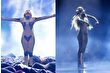 Jennifer Lopez, Amerikan Müzik Ödülleri'nde(AMAs) fütüristik kristal kaplı tulumuyla şov yaptı