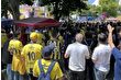 'Büyük Fenerbahçe Yürüyüşü' düzenleyen taraftarlardan istifa sesleri