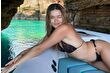 Afra Saraçoğlu'nun Patmos'tan tatil pozları