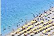 Antalya sahillerinde sıcak hava yoğunluğu