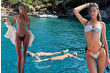 Miss Turkey güzelleri Göcek’te sezonu açtı: Buse İskenderoğlu ve Şevval Şahin, Burak Ateş’in teknesinde tatilin keyfini çıkarıyor