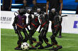 Pekin'de yapay zekalı robotlardan futbol şovu