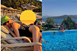 Derin Mermerci ve Evelize Kosif'in tatil pozu