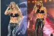 Jennifer Lopez, Bilbao'daki konserinde düşük bel deri pantolonuyla dikkat çekti