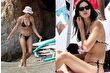 Irina Shayk, Capri'deki plaj günü için trend puantiyeli bikini giydi