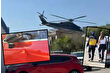 Bodrum’da plajı savuran helikopter rahatsızlığı