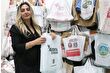 Çayıralanlı patroniçe Nihal Aknur, aylık ürettiği 3 milyon bez çantayı Avrupa ve Orta Doğu ülkelerine ihraç ediyor