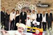 Nikah şahidi olan GS Başkanı Dursun Özbek, eski FB yöneticisi Nihat Özdemir ve BJK’li gazeteci Fikret Ercan bebek rekabetine tutuştu