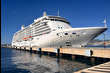 Seven Seas Voyager isimli kruvaziyer Bodrum Limanı'na demirledi