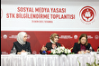 Aile ve Sosyal Hizmetler Bakanı Mahinur Özdemir Göktaş, sosyal medya düzenlemesi için STK temsilcileriyle bir araya geldi
