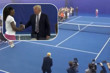 Trump, Serena Williams ile tenis oynadığı anları sosyal medyada paylaştı