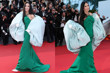 Demi Moore, Cannes'ı Pierpaolo Piccioli'nin Balenciaga tasarımıyla tamamladı