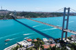 İstanbul Boğazı'nda turkuaz tablo