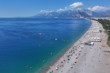 Antalya sahillerinde yaz yoğunluğu