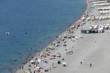 Antalya'da termometreler yükseldi, plajlar doldu