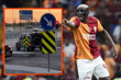 Galatasaray'ın Nijeryalı forveti Victor Osimhen polisin sosyal medya devriyesine takıldı