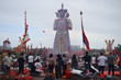 Çin'de 'Zhongyuan Festivali' renkli görüntülere sahne oldu