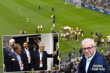 Fenerbahçe'nin Lyon'u yendiği maçta Aziz Yıldırım'ın öfkeyle tribünlere bağırdığı anın 2 dakika öncesinde yaşananları Ertuğrul Özkök kaleme aldı