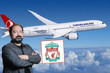 Liverpool’a sponsor olan THY’nin uçuş detayını iş insanı Nevzat Aydın yakaladı 
