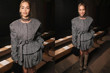 Emilia Clarke, Alexander McQueen defilesine katıldı