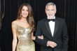 Clooney çiftinin Londra gecesine ünlü isimler akın etti
