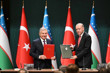 Türkiye ile Özbekistan arasında ticaret, sosyal güvenlik ve gümrük işlemlerini kapsayan anlaşmalar imzalandı