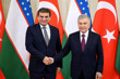 Özbekistan Cumhurbaşkanı Mirziyoyev, OYAK ve Evyap yönetimleriyle yeni yatırım projelerini görüştü