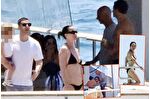 Kısa süre önce ayrılan Katy Perry ve Orlando Bloom, yeni evli çift Jeff Bezos ve Lauren Sanchez'i lüks yat Koru'da ziyaret etti