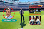 PD Genel Yayın Yönetmeni Toygun Atilla, Limak'ın Onursal Başkanı Nihat Özdemir'le El Clasico öncesi Spotify Camp Nou'yu gezdi, gurura tanıklık etti