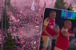 Londra’da yüzbinlerce kişi Arsenal’in Premier Lig şampiyonluğunu karnaval havasında kutladı, Fethiye’de ise yumruklar konuştu