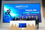 Borsa İstanbul'da gong, Saat ve Saat için çaldı