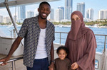 Ousmane Dembélé, eşi ve kızıyla çıktığı tatilde objektiflere yansıdı