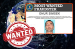 Wanted listesindeki 150 bin dolarlık Türk