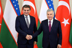 Özbekistan Cumhurbaşkanı Oyak ve Evyap’la görüştü