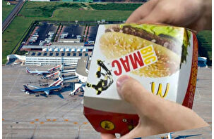 Antalya Havalimanı'nda 21 €'luk hamburgere videolu tepki