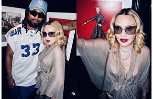 Madonna, erkek arkadaşı Akeem Morris'in 29. doğum günü partisinde eğlendi