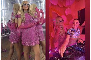 Paris Hilton markasının launch partisinde doyasıya eğlendi