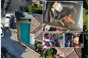 Turizm cennetinde lüks villada cephanelik ele geçirildi