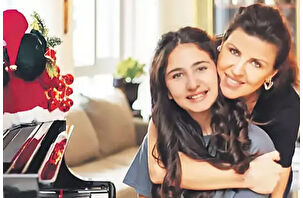 Efsun Yazıcı, kızı Lalin'in resitaliyle mest oldu