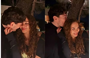 Cedi Osman'dan Ebru Şahin'e romantik kutlama