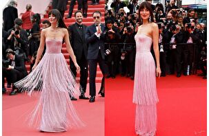 Dakota Johnson, Gucci elbisesiyle göz kamaştırdı