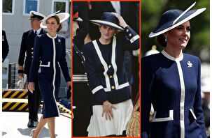 Galler Prensesi Kate Middleton'dan Prenses Diana tarzı
