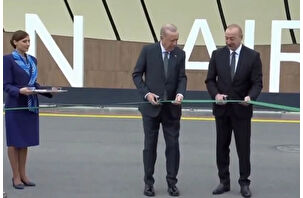 Erdoğan ve Aliyev, Laçın Havalimanı’nı açtı