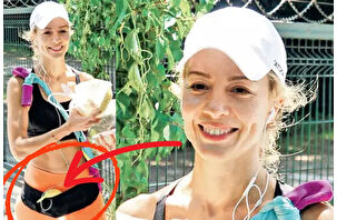 Bebek yürüyüşü elinde erik belinde muzla bitti