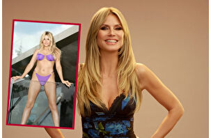 Heidi Clum'dan 52'nci yaş gününde bikini şov
