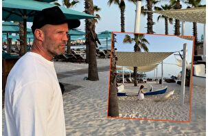 Jason Statham ailesiyle Antalya'da tatil yaptı