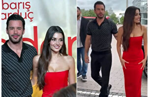 Barış Arduç ve Hande Erçel galada boy gösterdi