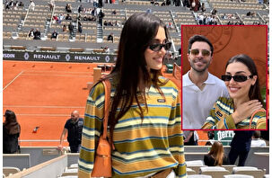 Hande Erçel'in Roland Garros tarzı