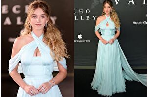 Sydney Sweeney, Londra'daki 'Echo Valley' filminin galasında peri masalından çıkmış gibiydi