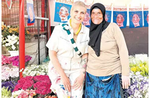 Çiçekçi tezgâhında “PATRON” sergisi